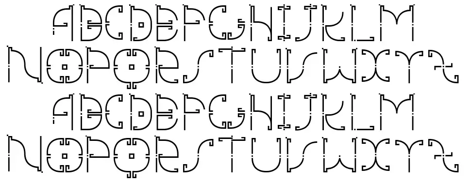 Mesomorphfont specimens