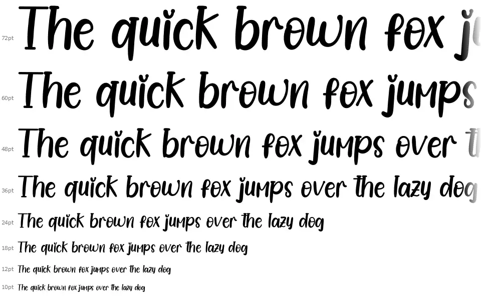 Minimalist Happinessfont waterfall