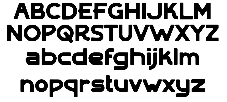 Mobiel Esemplari Mobielfont specimens