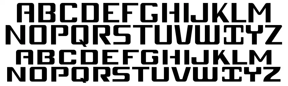 Mobitale Versaletefont specimens