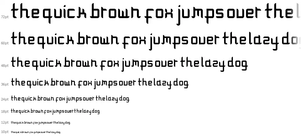 Modulare 1font waterfall