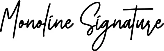 Monoline Signature