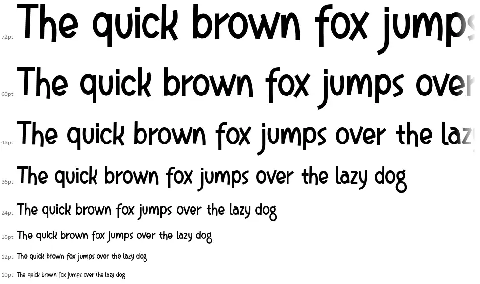 Moomy Craftfont waterfall