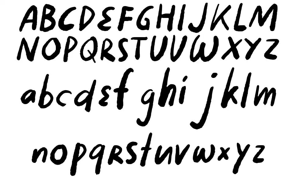 Moon Earthfont specimens