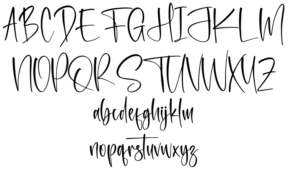 Mountain Moonlightfont specimens
