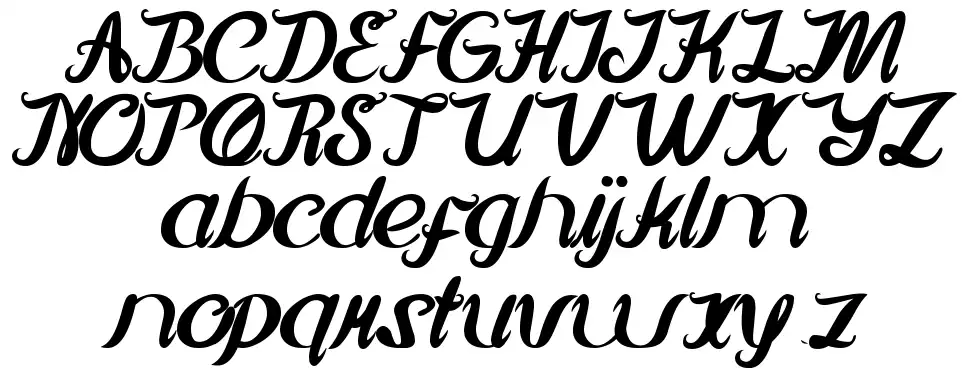 Movie Script Endingfont specimens