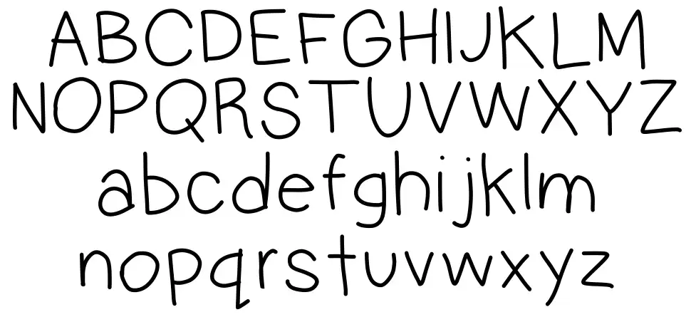 Multilingual Handfont specimens