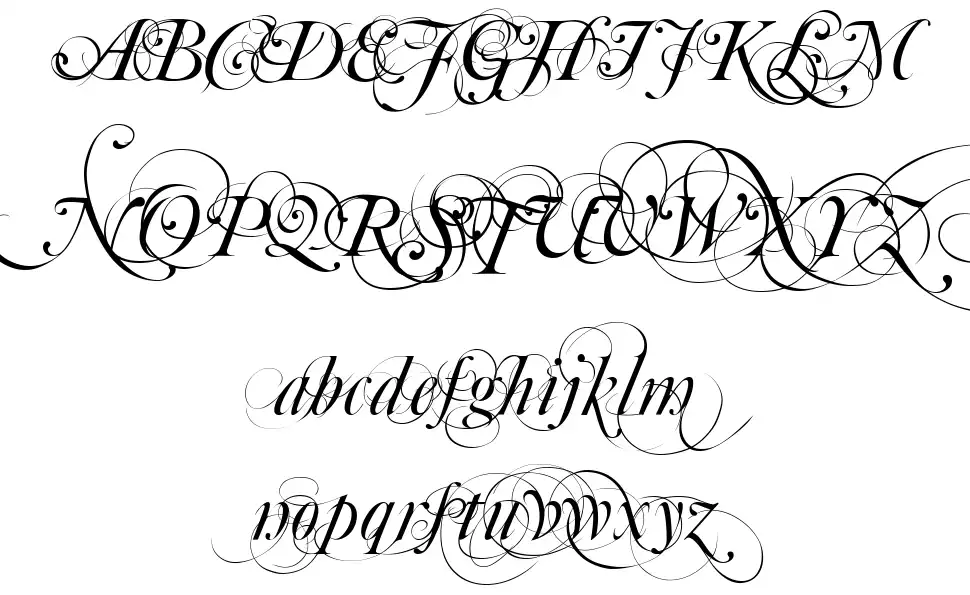 Mutlu Ornamentalfont specimens