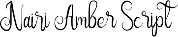 Nairi Amber Script