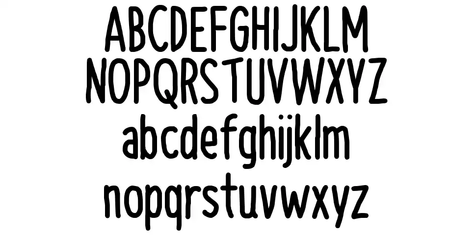 NAL Handfont specimens
