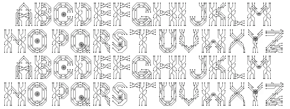 Neo Drivefont specimens