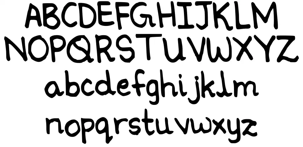 Ninoshandwritingfont specimens