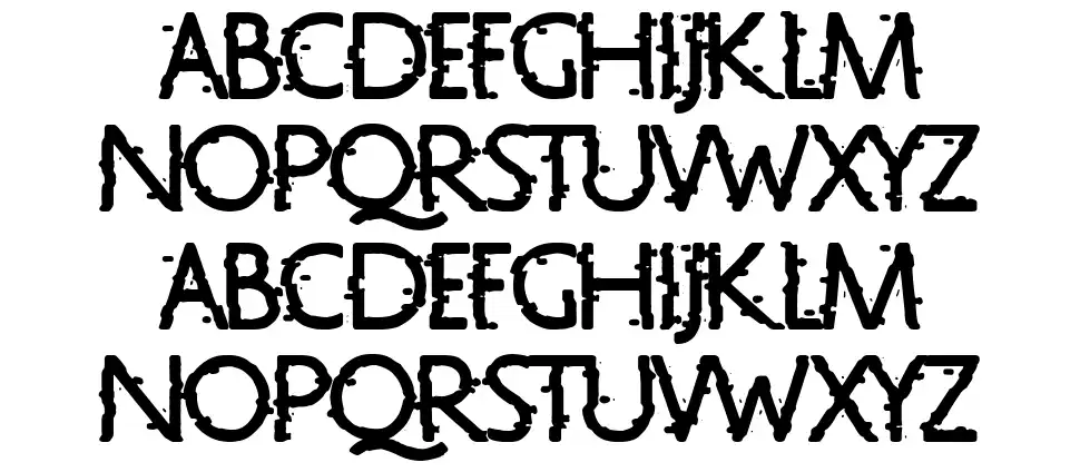 Nuevo Orden Nacionalfont specimens