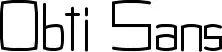 Obti Sans