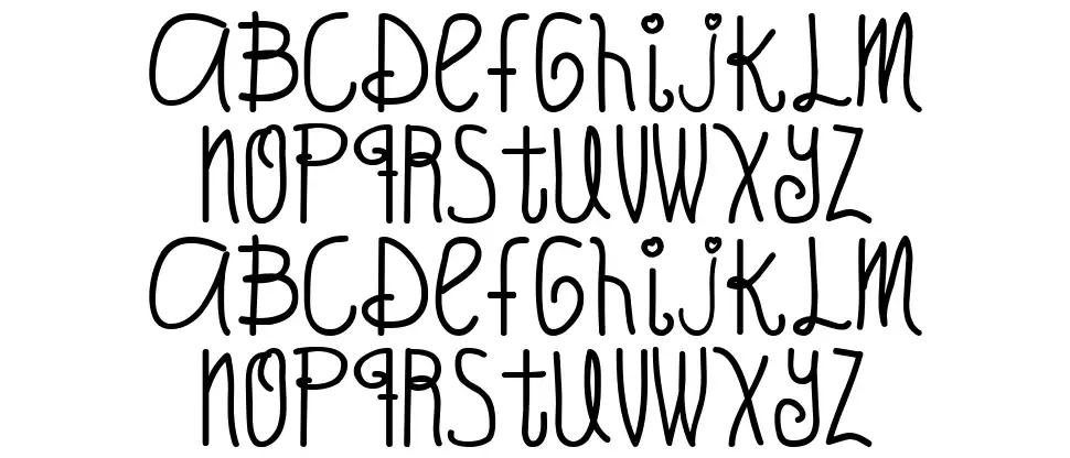 Oh Hello Candyfont specimens