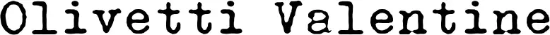 Olivetti Valentine