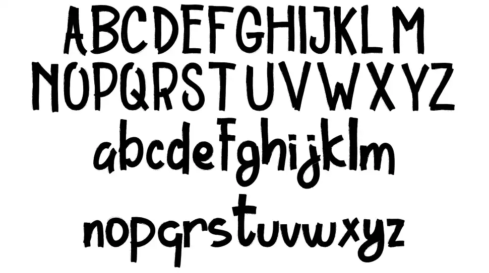 Ordinary Brushfont specimens