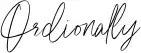 Ordionally