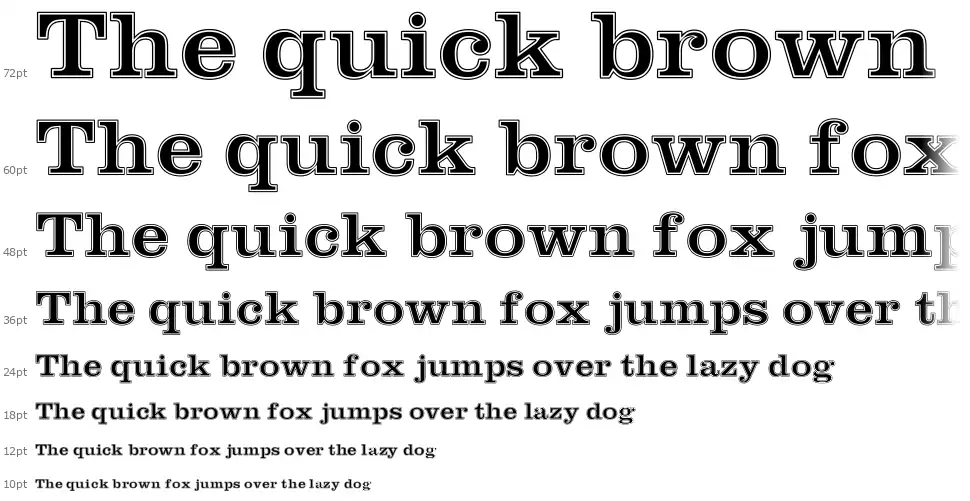 Ornamented, No. 1519font waterfall