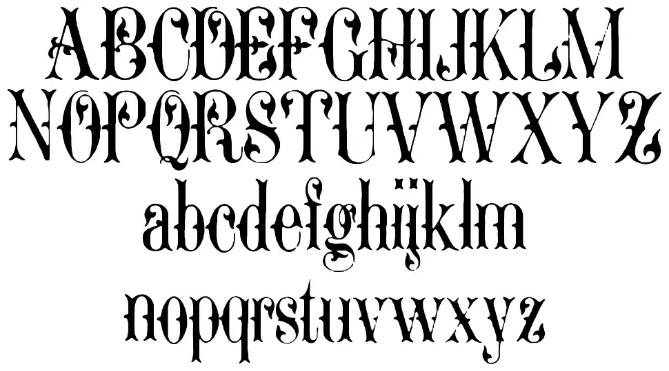Ornamented, No. 1543 Esemplari Ornamented, No. 1543font specimens