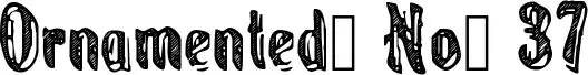 Ornamented, No. 37