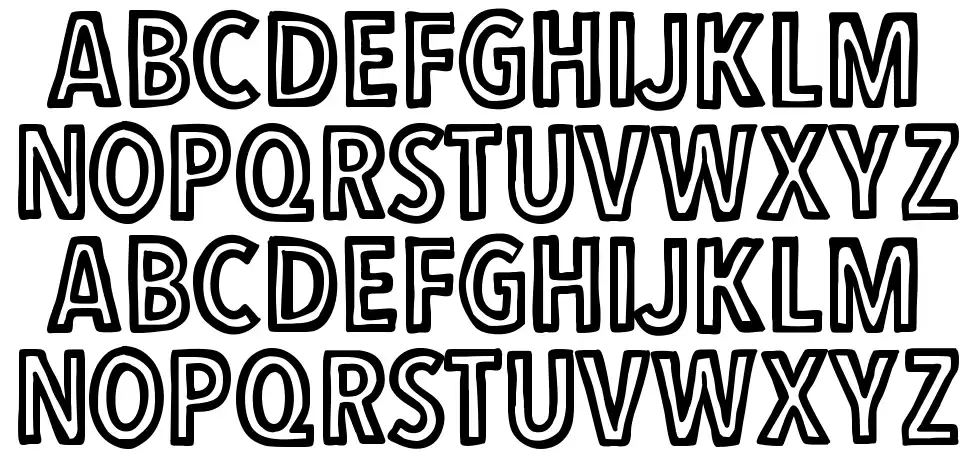 Outputfont specimens