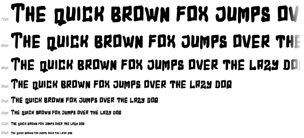 Overflyfont waterfall