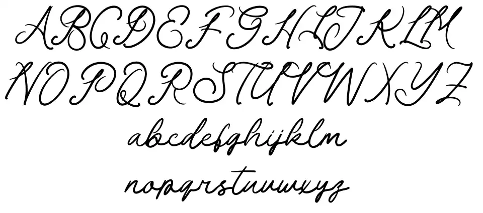 Palm Haven Esemplari Palm Havenfont specimens