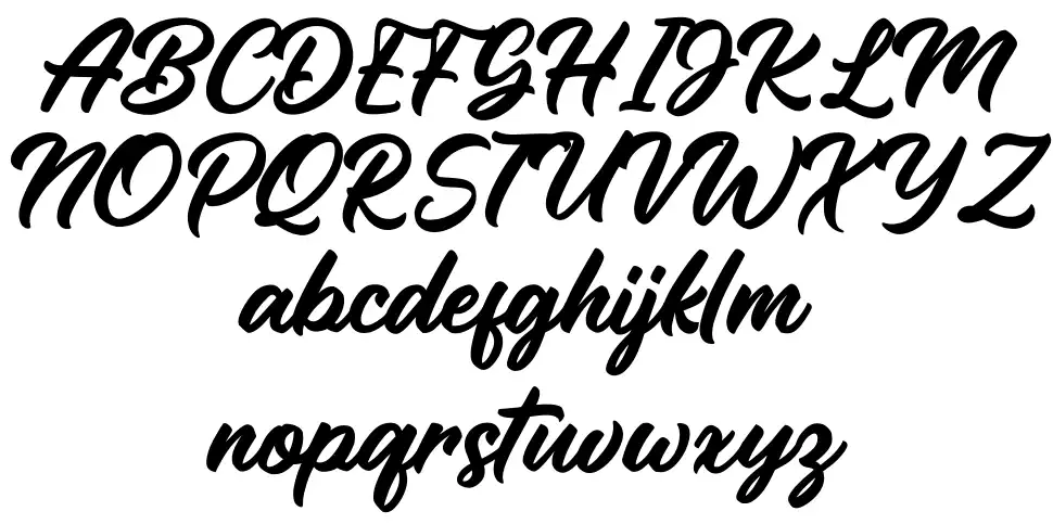 Panther Hunterfont specimens