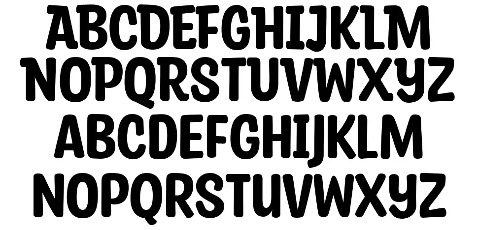 Party Confettifont specimens