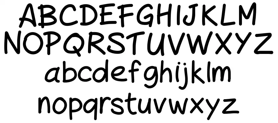 Peax Handwritingfont specimens