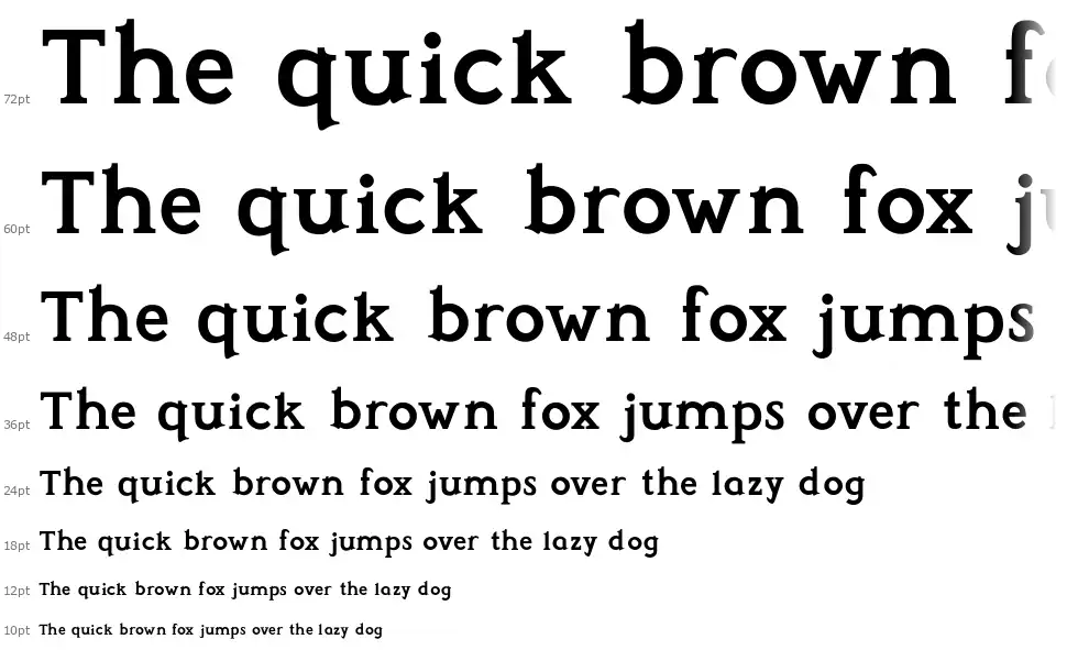 Perspicaciousfont waterfall