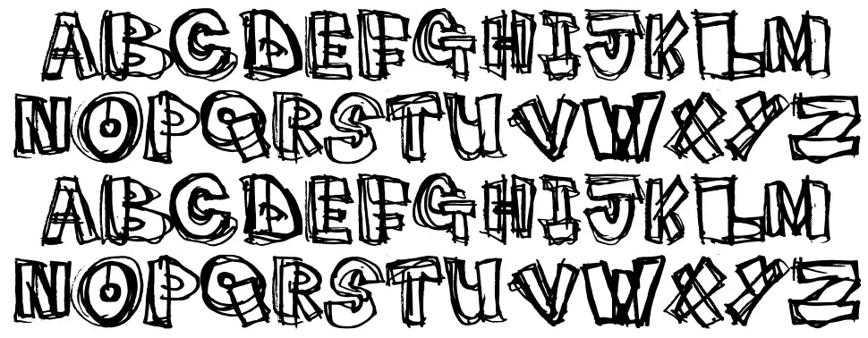 Pigeon Snatchfont specimens
