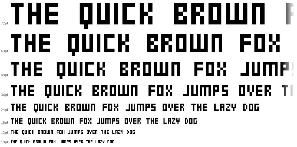 Pixel Gosubfont waterfall