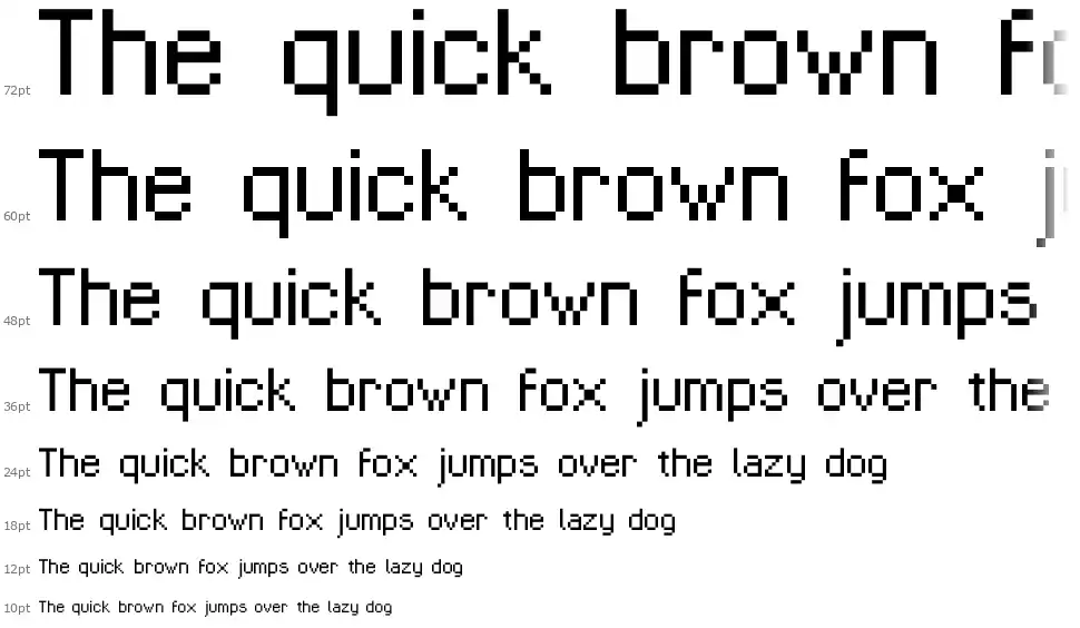 Pixolletta 8pxfont waterfall