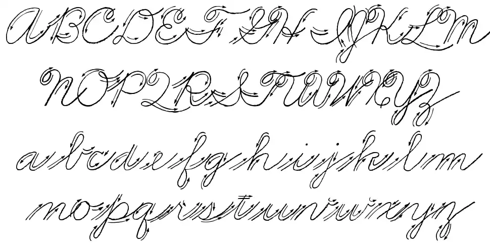 Premiers Mots Scriptfont specimens