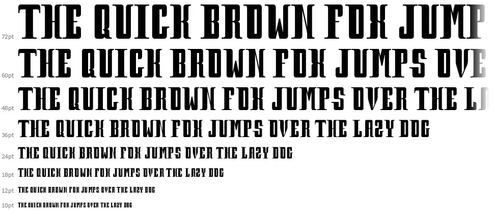 Prohibitionfont waterfall