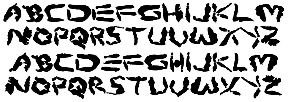 Protoplasmfont specimens