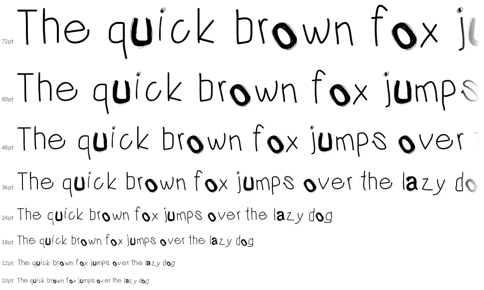 PW Irregular 2font waterfall