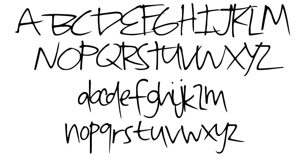 QuickDirtyfont specimens