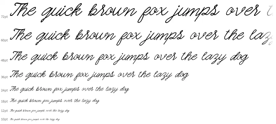 Quicklinefont waterfall
