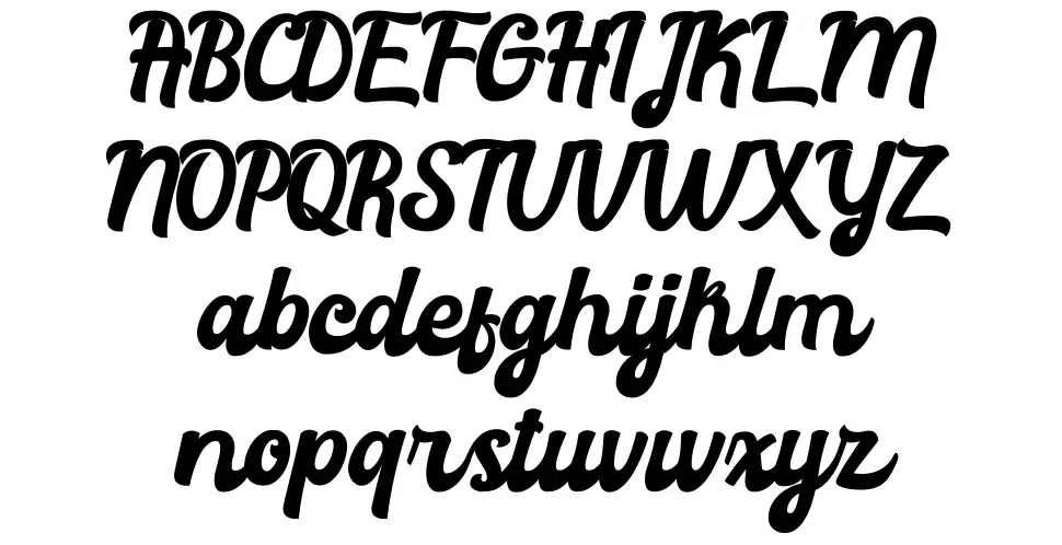 Rachael Scriptfont specimens