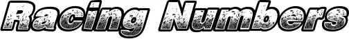 Racing Numbers
