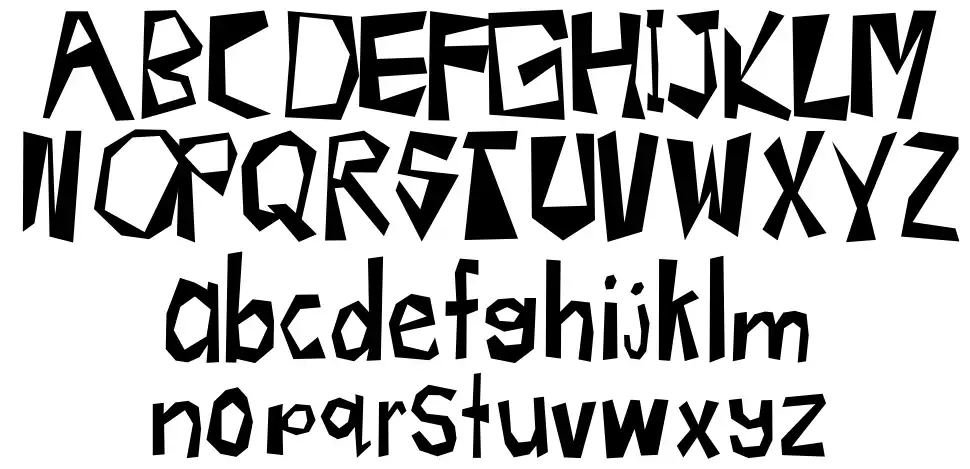 Radioactivefont specimens