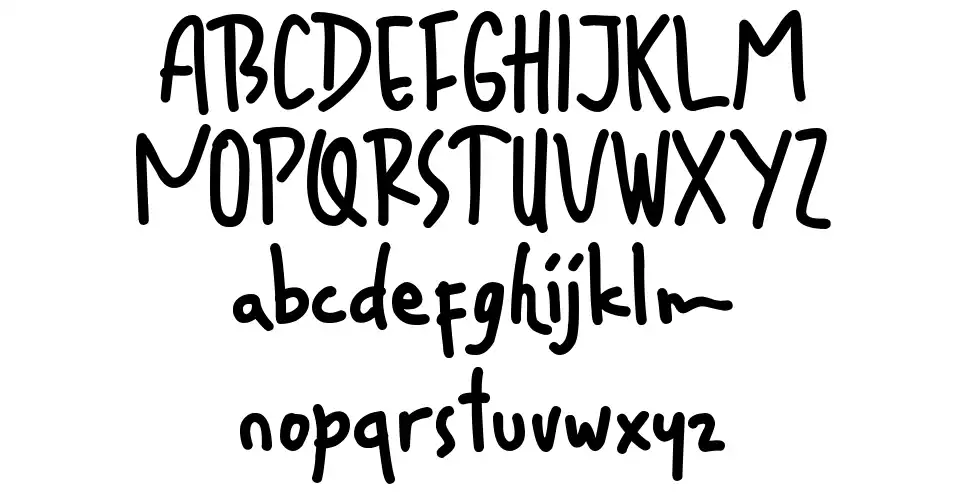 Raqilla Kidsfont specimens
