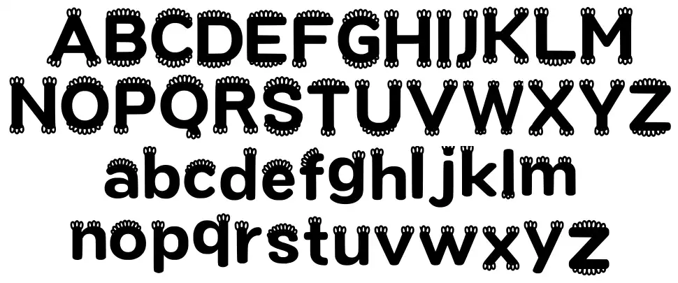 Reenginang Esemplari Reenginangfont specimens