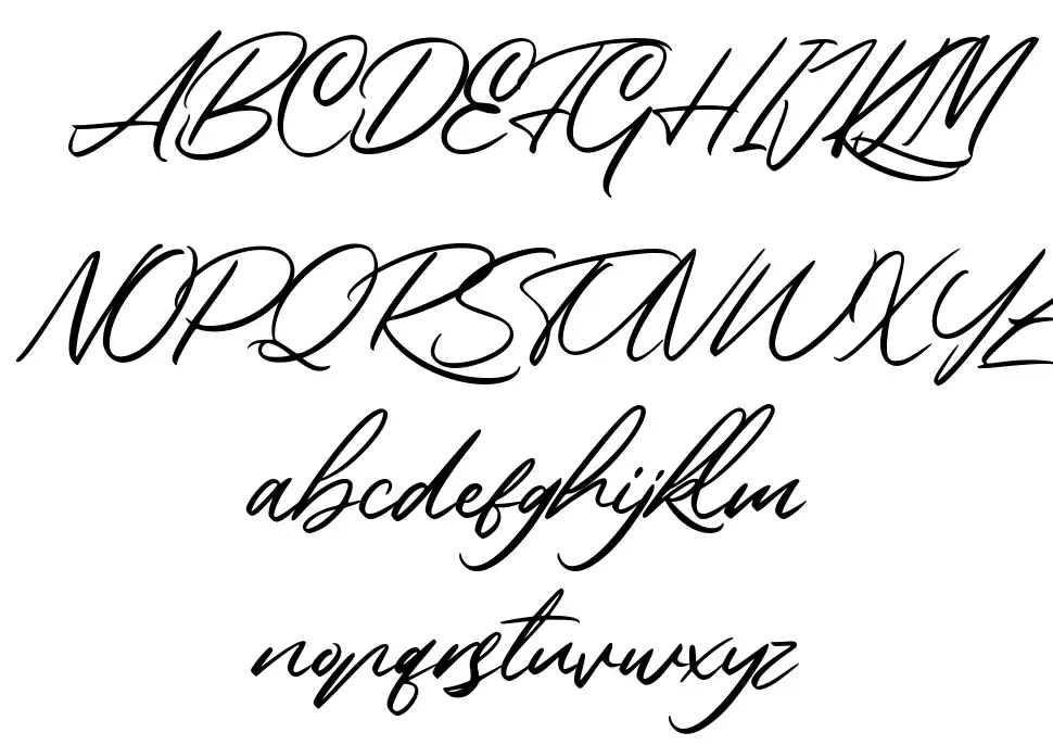 Rembankfont specimens