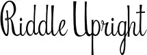Riddle Upright
