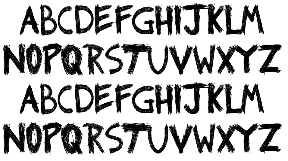 Riot Esemplari Riotfont specimens