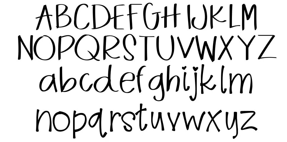 Romances On Saturday Nightfont specimens